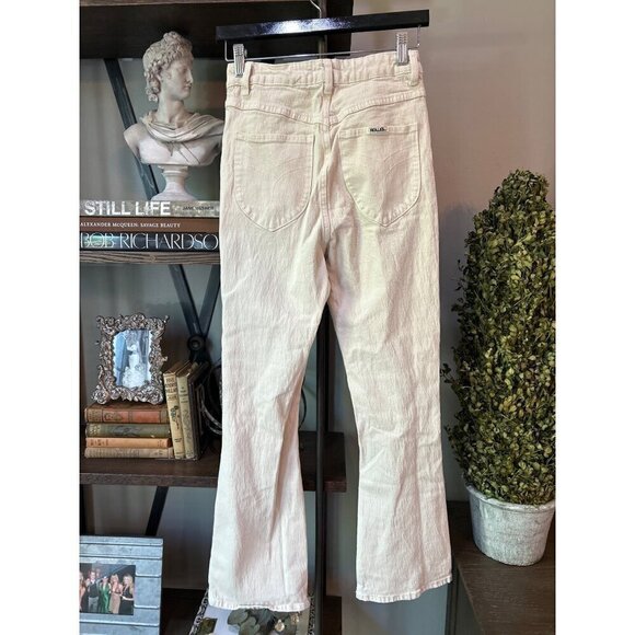 Rolla's Dusters Bootcut Crop Worn Salt Womens Size 26 - Picture 8 of 12